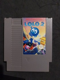 ADVENTURES OF LOLO 2 NINTENDO NES PAL A MATTEL ITA USATO SOLO CASSETTA