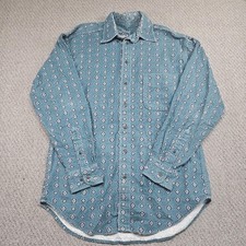 Mens vintage 100 cotton woolrich button down size medium