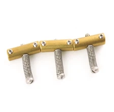 MannMade USA Bridge Saddles - Fender Vintage Style - Brass