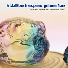 Kristall Sternzeichen Schwein Deko, Gl&uuml;cksschwein, Modern, Geschenk B&uuml;ro
