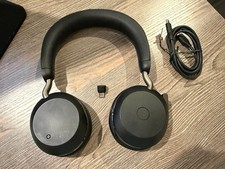 Jabra Evolve2 75 Wireless Headset Bluetooth, USB-C dongle, Travel Case 