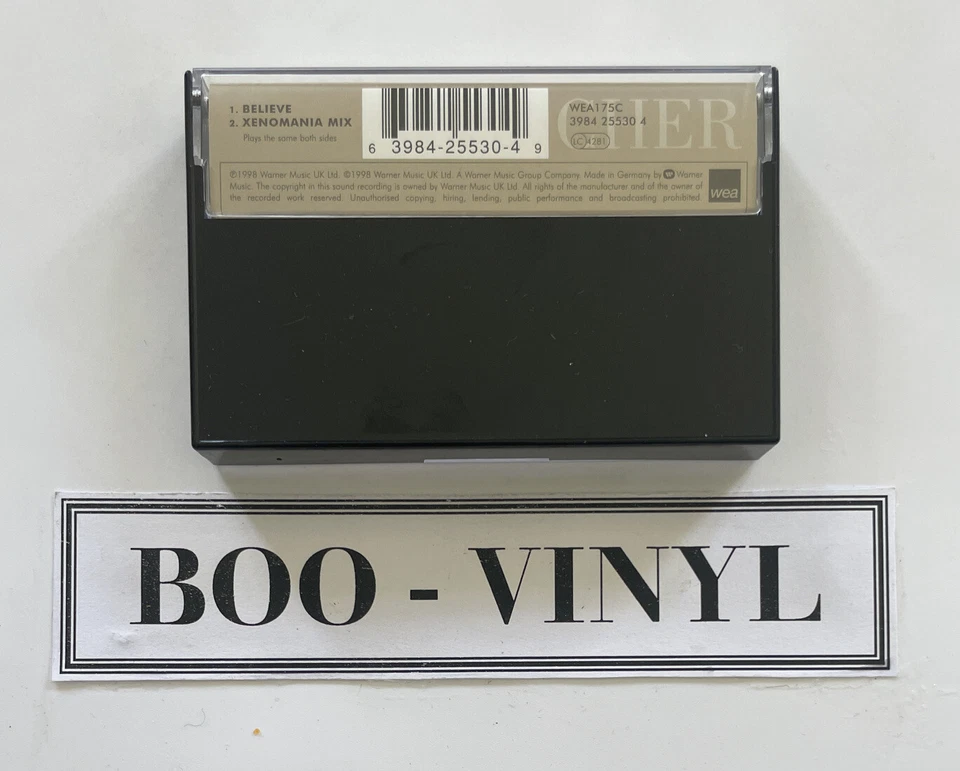 Cher - Believe Cassette Tape 90s house disco Ex / Ex Condition - Image 2 of 4