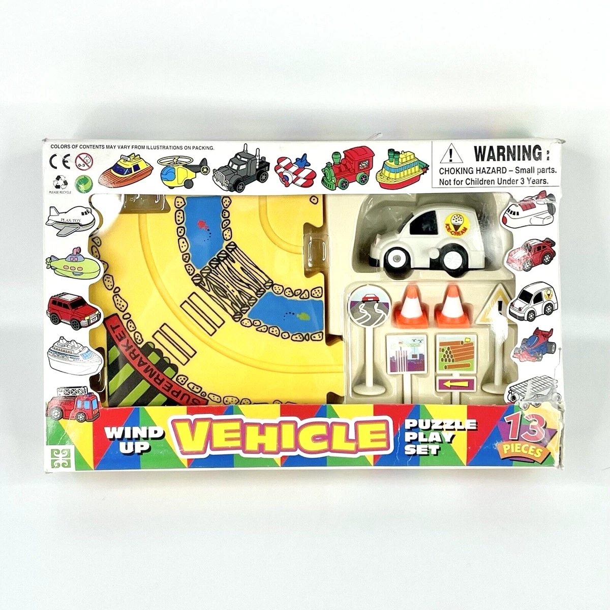 Wind up puzzle vehicle set 2025