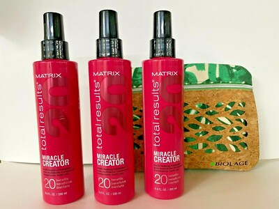 #ad Matrix Total Results Miracle Creator 6.8oz 3 Three Pack amp; Matrix bag ❤️❤️❤️❤️❤ $47.99