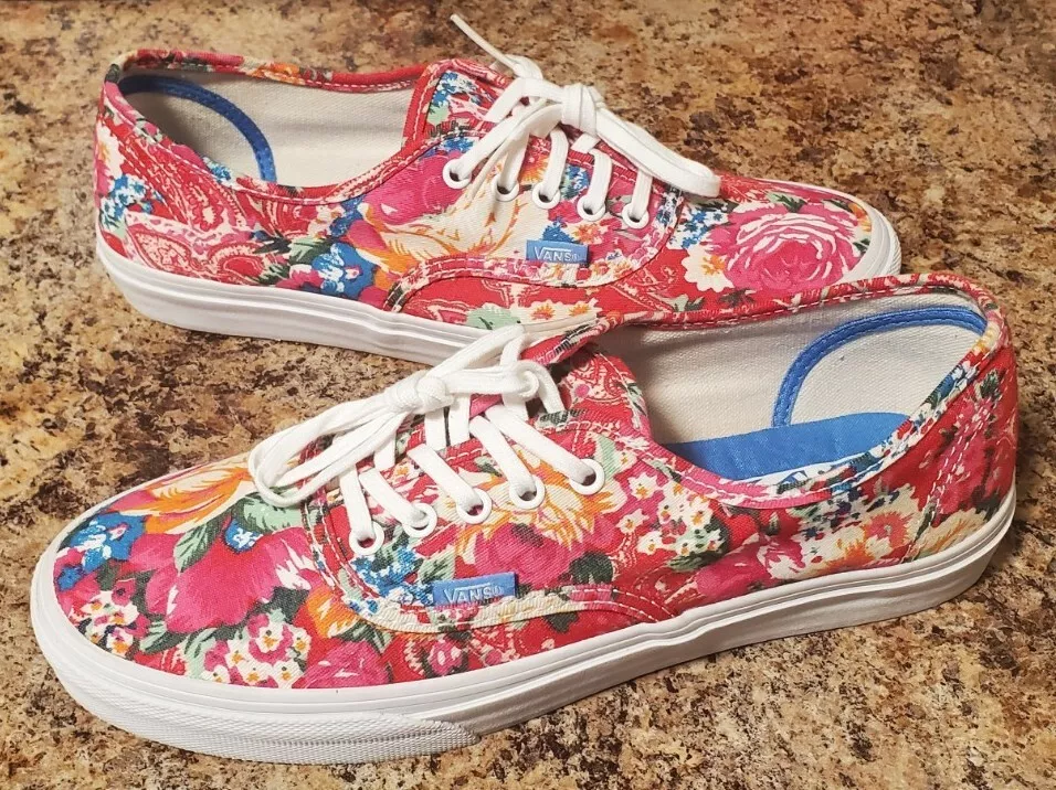 Vans floral trainers hotsell