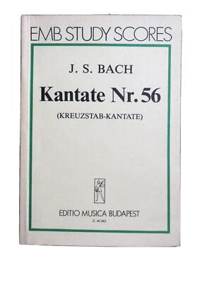 Kantante Nr. 56 J.S.Bach. EMB Study Scores Editio Musica Budapest Noten