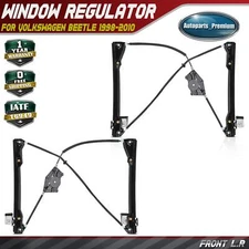 2x Window Regulator W/o Motor for Volkswagen Beetle 1998-2010 Front Left & Right
