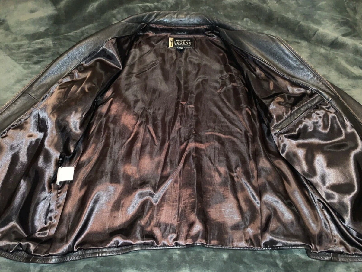 Women s Eddie Bauer Legend Black Leather Stine Jacket size XXG eBay