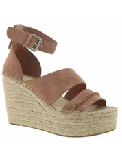 BNIB Dolce Vita Simi Suede Ankle Strap Espadrille Wedge Sandals