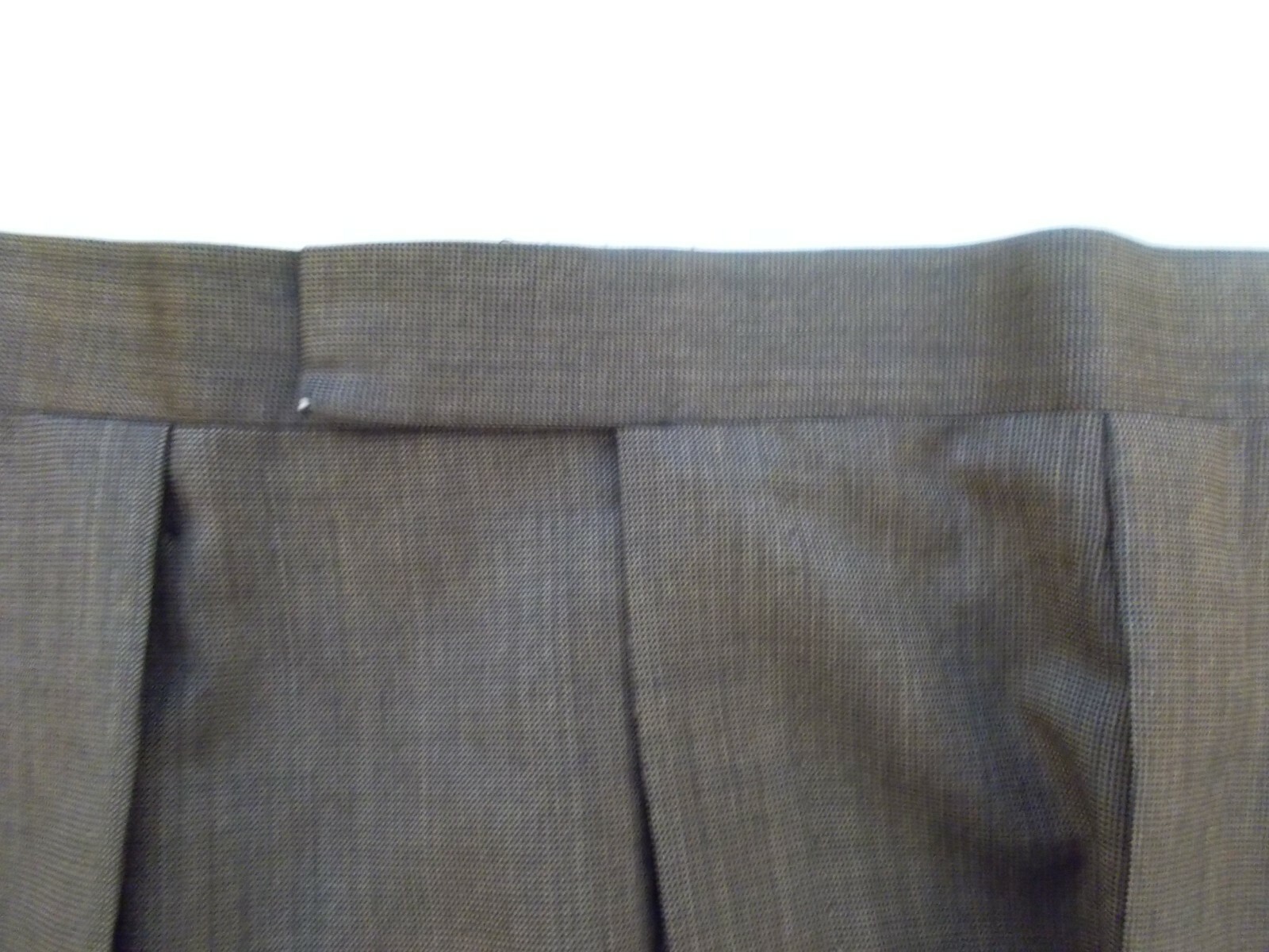 Paul Stuart Custom Brown Wool Single Breasted Pea… - image 8