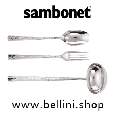 SAMBONET SKIN 52535-80 3pc Stainless Steel Serving Cutlery