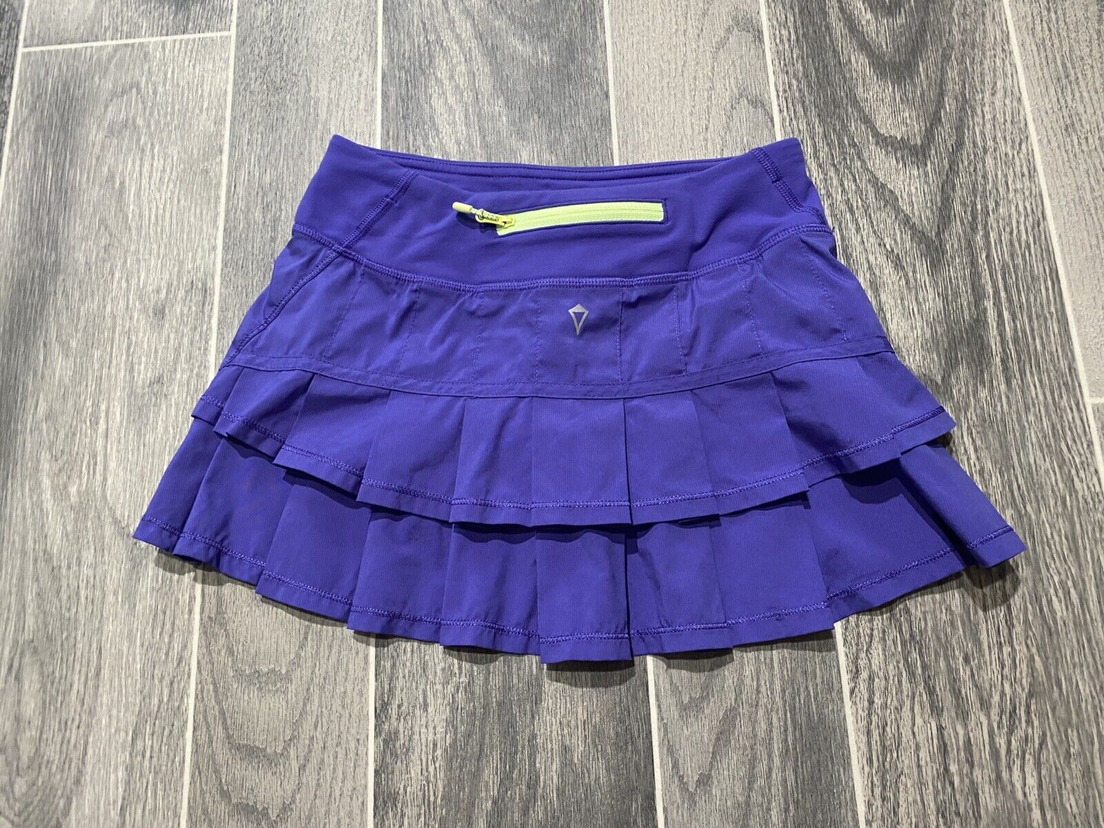 IVIVVA Max 83% OFF By Lululemon Set The Safety and trust Pace Purple Skirt Run Size Tennis