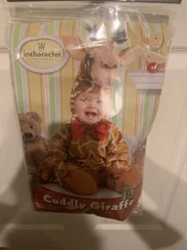 NWOT InCharacter Cuddly Plush Giraffe Costume Infant Size Small 6-12 Months