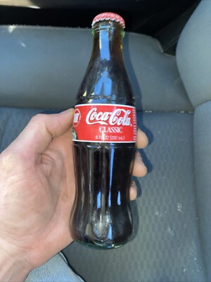 coke a cola glass Vintage  NASCAR 2002 (full)