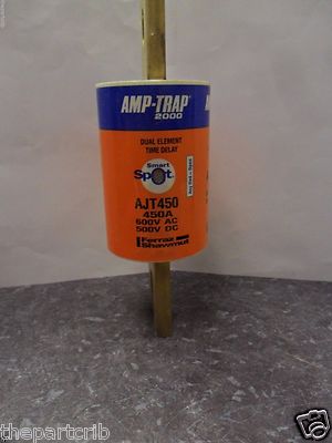 New Ferraz Shawmut Smart Spot AJT450 450 Amp Fuse Class J LPJ 450SP