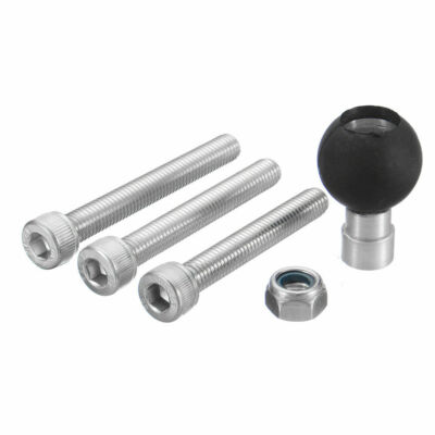 Fit RAM Mount B-367U Motorrad Lenkerklemme Basis mit 1'' Ball & M8 Schrauben