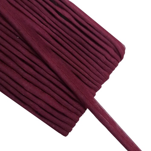 Sushila Vintage Maroon Cord Piping 15 YD Border Craft Trim Sewing Lace Sari Edge - Picture 4 of 4