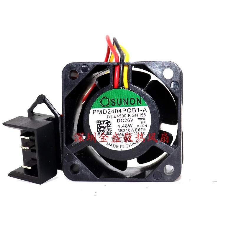 SUNON 4028 PMD2404PQB1-A DC26V 4.48W 3-Pin Inverter Fan with