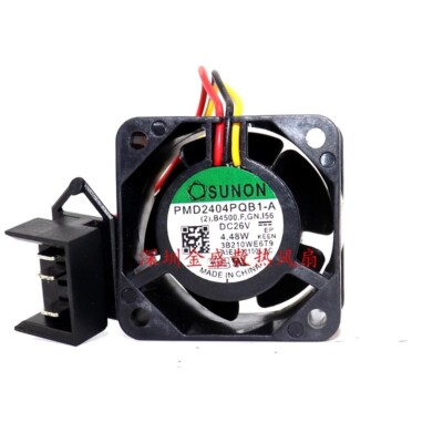 SUNON 4028 PMD2404PQB1-A DC26V 4.48W 3-Pin Inverter Fan with Original Plug