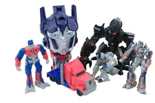 Lot of 6 Transformers Figures Hasbro 2007–2012 Optimus Prime Rhinox Decepticon
