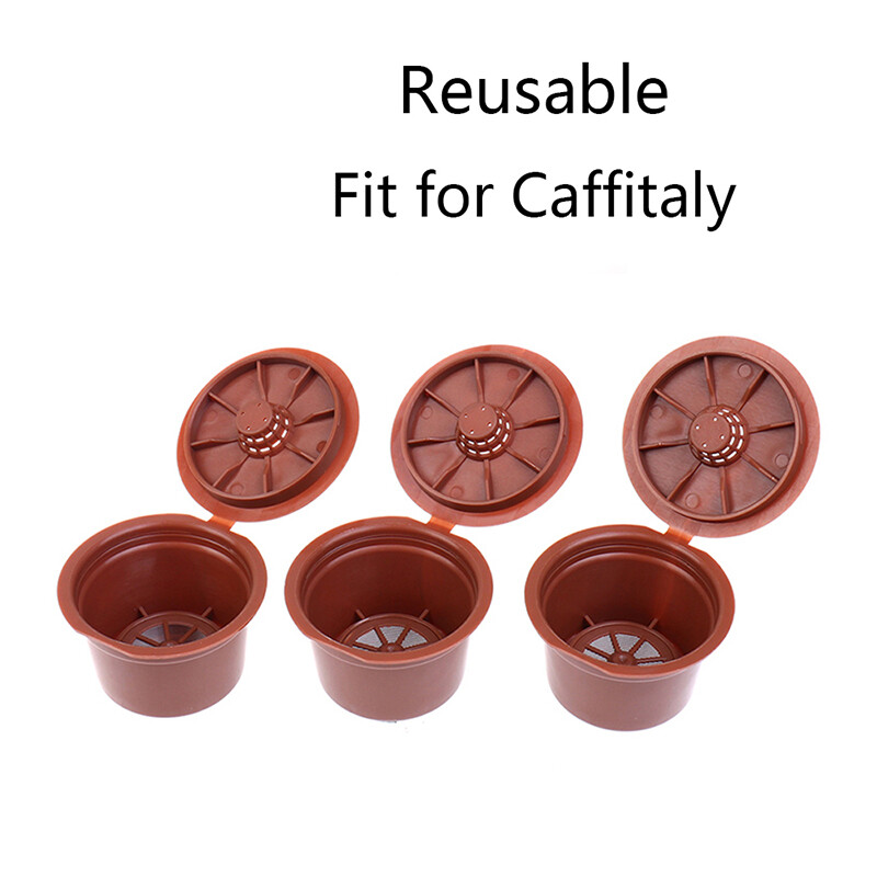 3PCS Reusable Coffee capsules for Caffitaly refillable coffee pods coffee filhf eBay