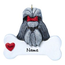 Shih Tzu Personalized Christmas Dog Ornament