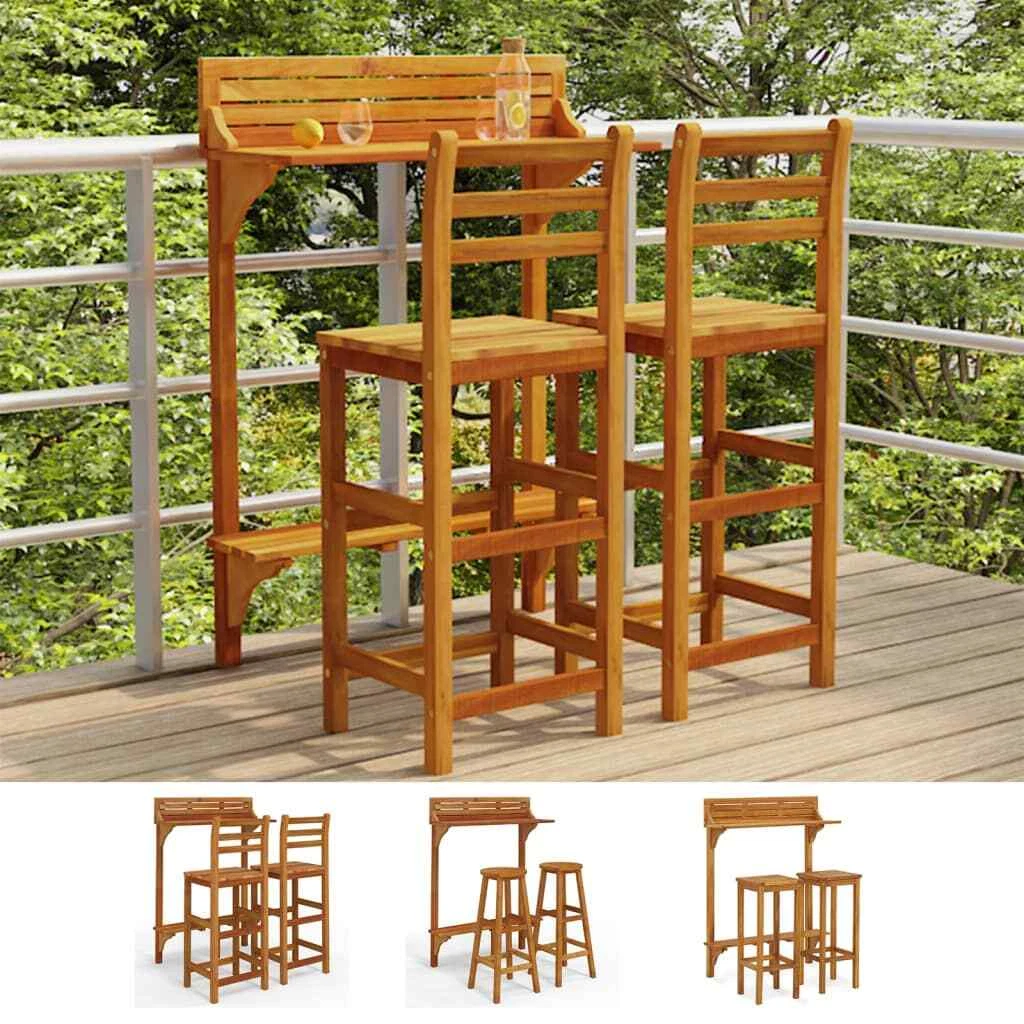 3 piece cheap balcony bar set