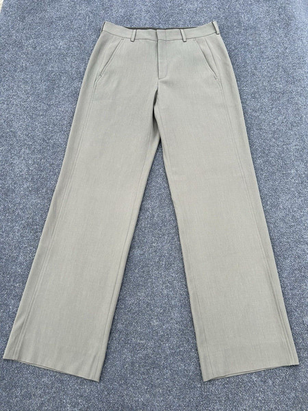 GUCCI Women's Wool Trousers Dress Pants Pockets Dark Gray Size IT 44 / US 8