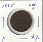 Photo of a 1884 Canada Large Cent from an eBay listing that sold on Jul 17, 2026