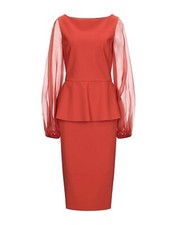 Abito Chiara Boni La Petite Robe Hasana Organza Peplum Nuovo con etichette 6U.S. Prezzo al dettaglio consigliato $750