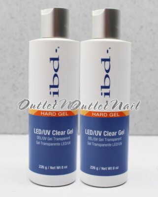 IBD Hard Gel Clear Gel 8oz / 226g # 65614 - LOT OF 2 | eBay