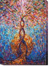 Bead embroidery kit Connection needlework kit Art canvas beadwork pattern