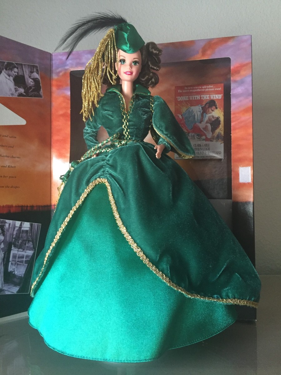 バービー人形「風と共に去りぬ」グリーンカーテンドレスのスカーレット/新品、未開封 バービー人形「風と共に去りぬ」グリーンカーテンドレスのスカーレット