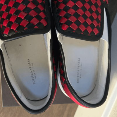 Bottega Veneta Size 10 43 Checkerboard slip on shoes | eBay display picture 2