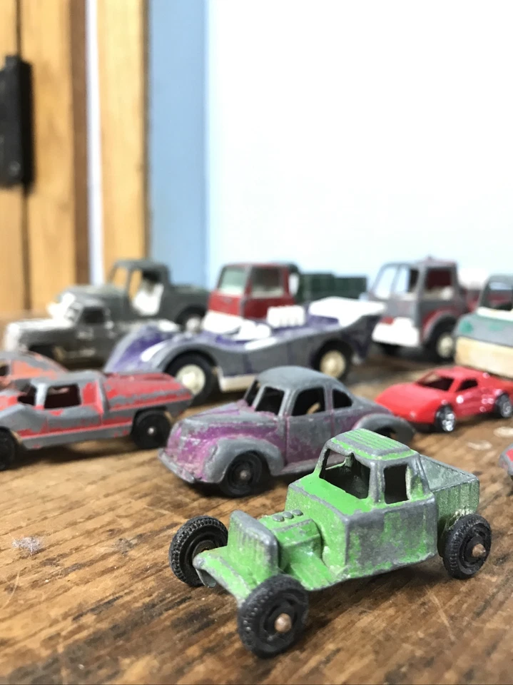 VTG Car Hot Rod Truck Lot TootsieToy Midgetoy Jeep Duece 1/2 Fiat Coupe Die-Cast - Image 2 of 4