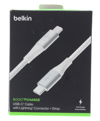 Belkin Boost USB-C to 8 Pin Connector 6.5 Feet Cable for iPhone - iPod