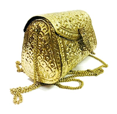 golden hand purse