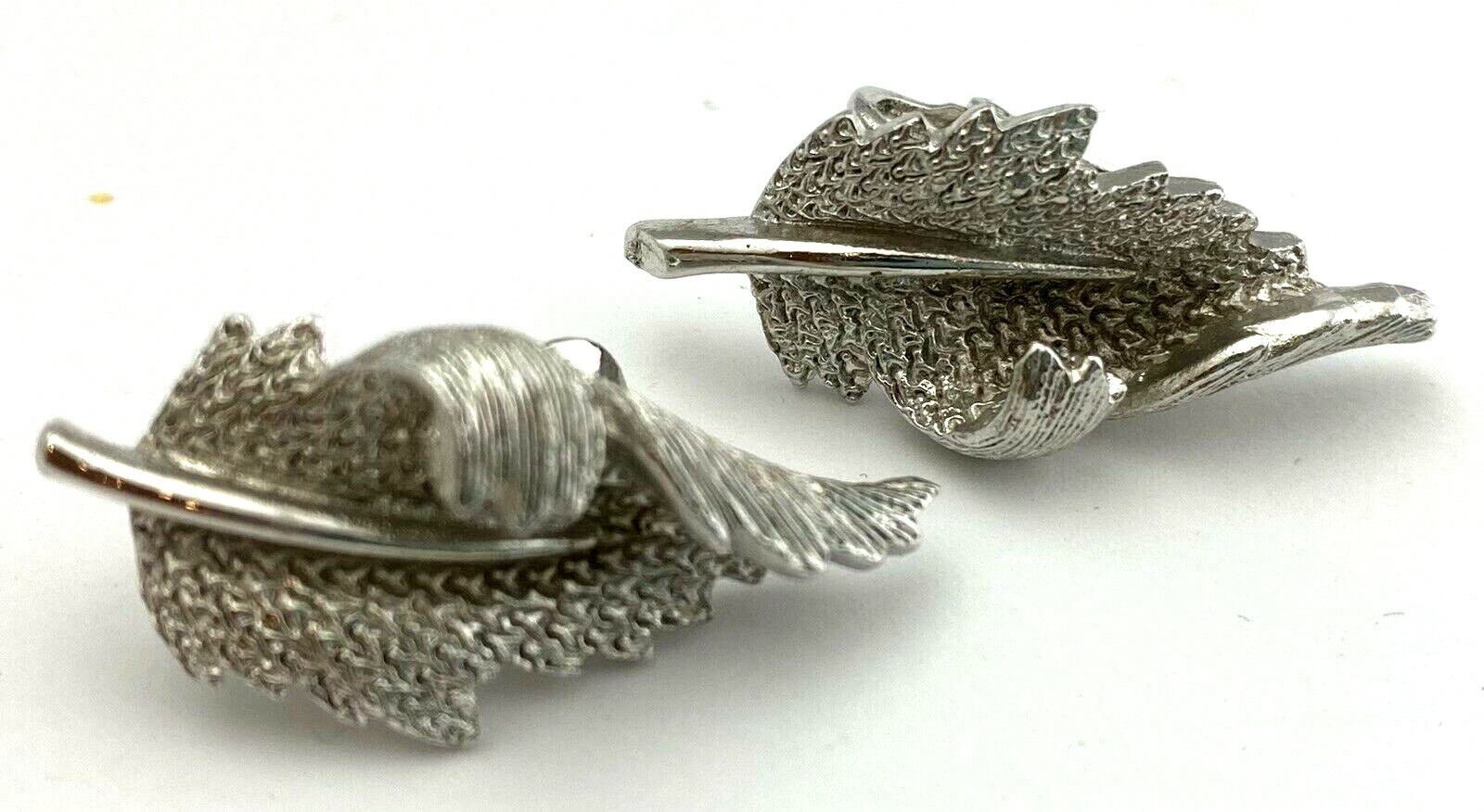 Vintage Coro Silvertone Clip-On Earrings