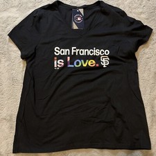 MLB SAN FRANCISCO GIANTS IS LOVE WOMENS XL SHIRT NEW W/TAGS 🔥 FANATICS