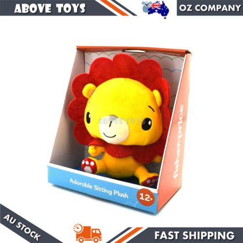 Fisher Price AX Toys Adorable Sitting Plush Lion 20cm High For Kids 12 Months + - Picture 1 of 6