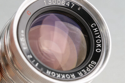 Chiyoko Super Rokkor 50mm F/2 C Lens for Leica L39 #54759 C1 | eBay
