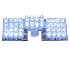 Custom Dynamics GEN-FT-W WHITE LED Fender Tip Board Harley (SEE FITMENT INSIDE)