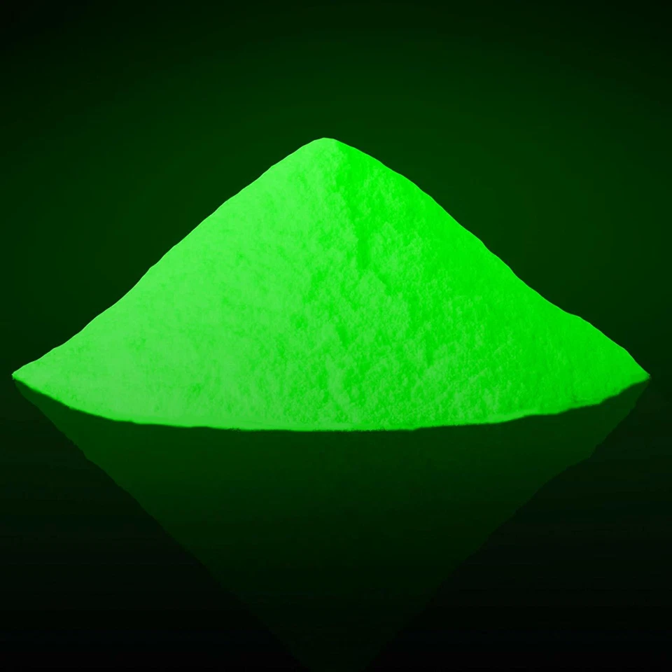 SFXC Green Glow in the Dark Powder - for paper, board and fabric