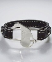 Rhodisches Lederarmband In Sterlingsilber Luce