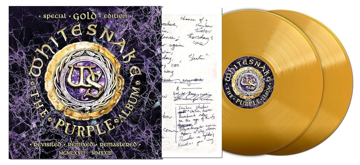 新品未使用 WHITESNAKE / THE PURPLE ALBUM 2LP Whitesnake - THE PURPLE ALBUM - Gold Color Vinyl 2 LP NEW