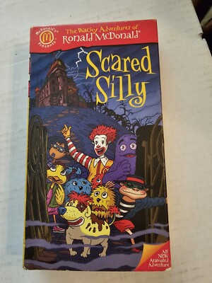  Vintage 1998 The Wacky Adventures of Ronald McDonald Scared Silly VHS Movie 