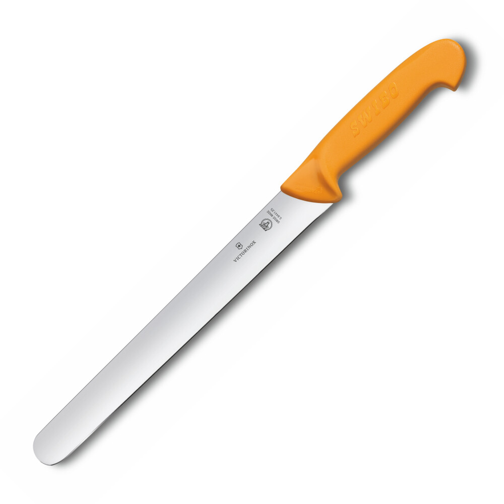 Victorinox Swibo Slicing Knife 25cm Round Blade 30mm - Orange for