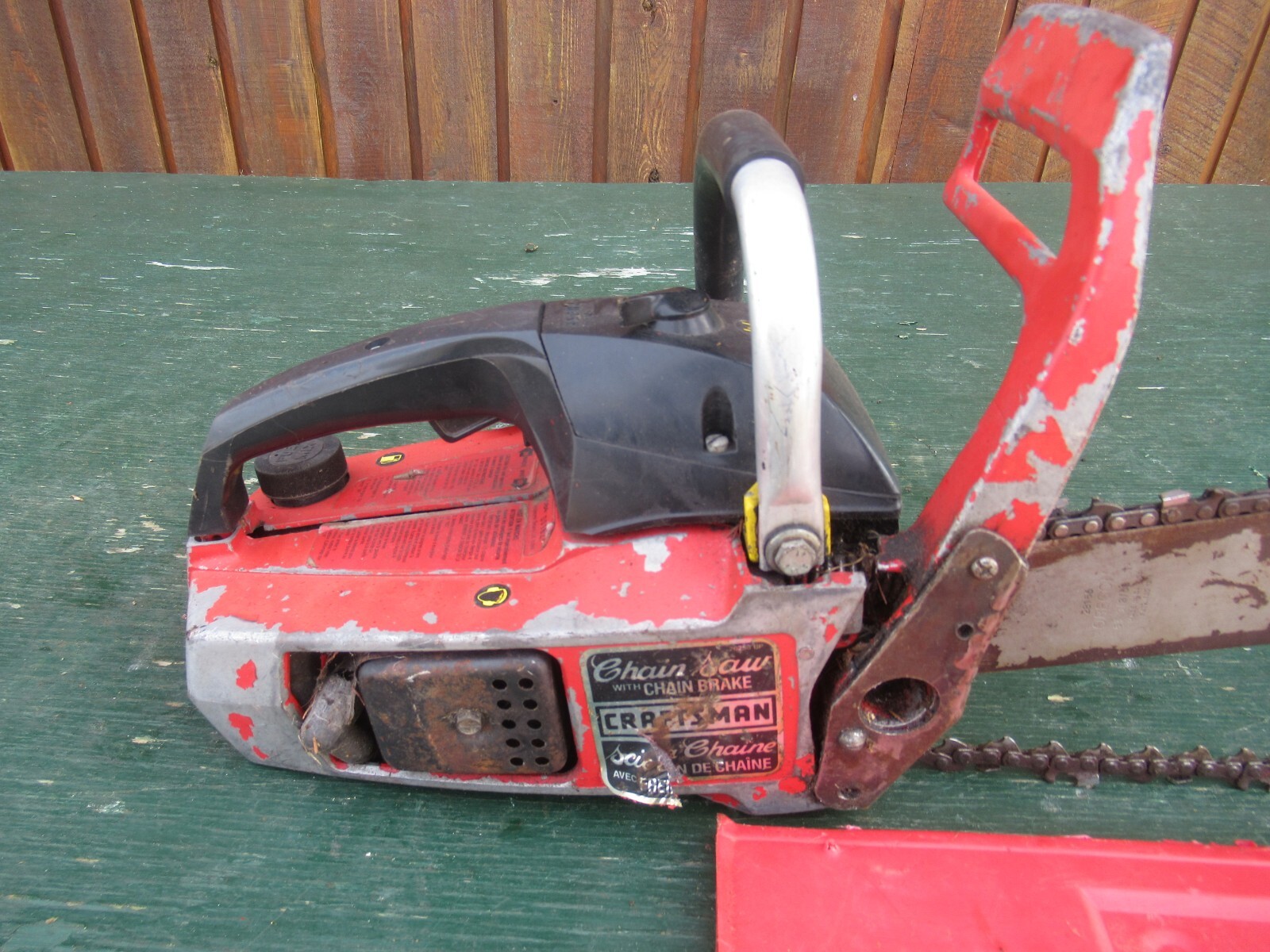 Vintage CRAFTSMAN Chainsaw Chain Saw with 16" Bar eBay