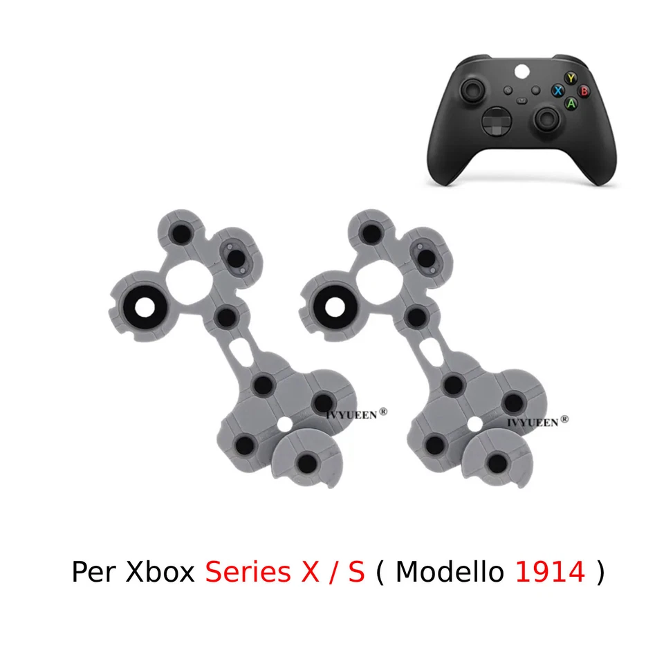 Gomma Conduttiva per Controller Xbox Series X S Silicone