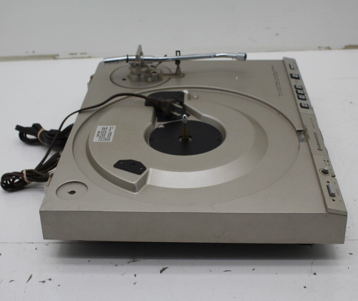 Kenwood KD4100R Direct Drive Turntable Parts Only Damage and